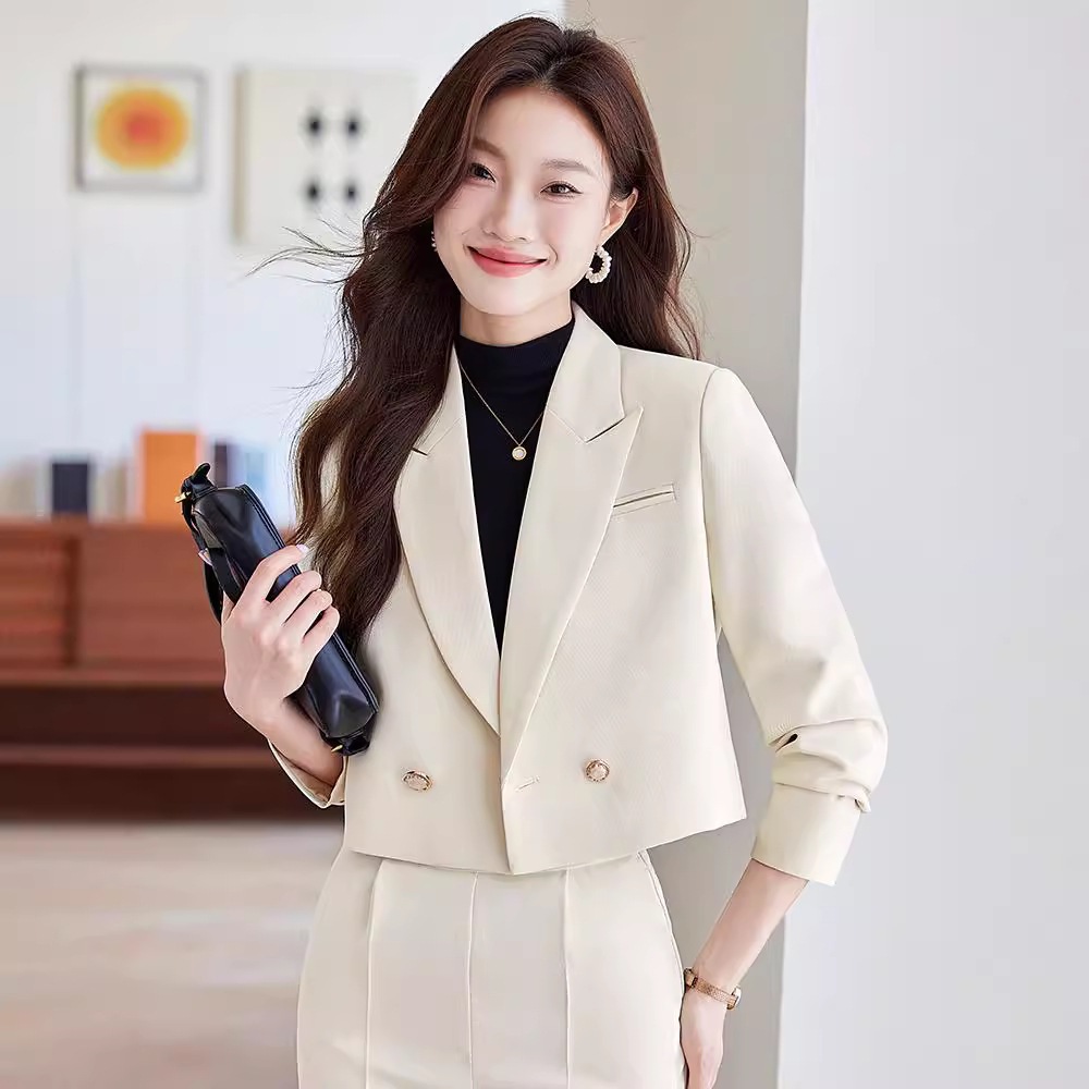 Spring and autumn coat temperament business suit 2pcs set for women