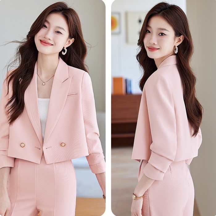 Spring and autumn coat temperament business suit 2pcs set for women