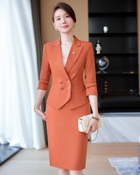 Show young profession business suit 2pcs set for women