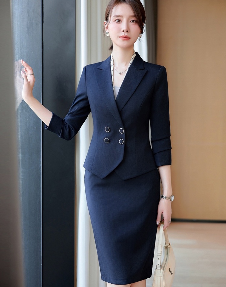 Show young profession business suit 2pcs set for women