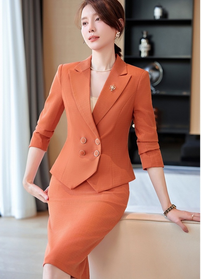 Show young profession business suit 2pcs set for women