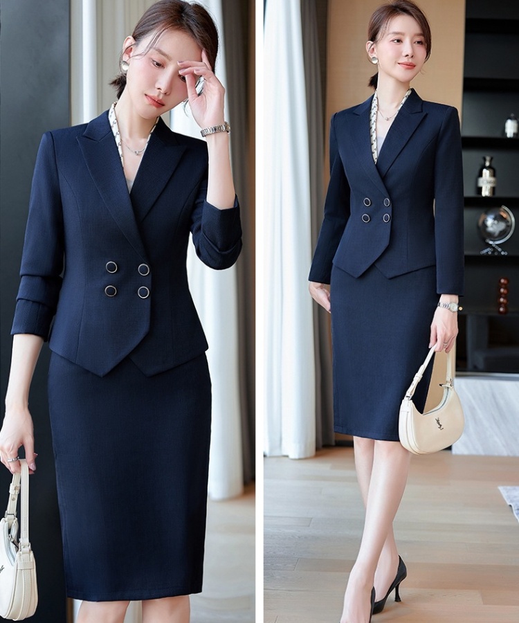 Show young profession business suit 2pcs set for women