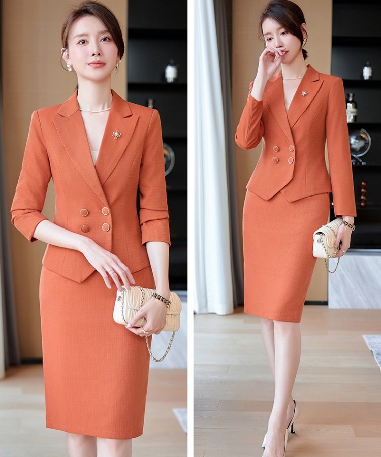 Show young profession business suit 2pcs set for women