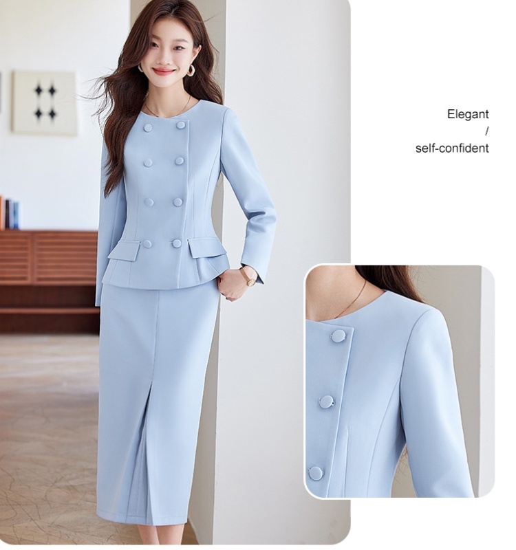 Fashion business suit spring long skirt a set