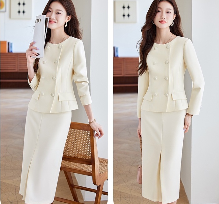 Fashion business suit spring long skirt a set