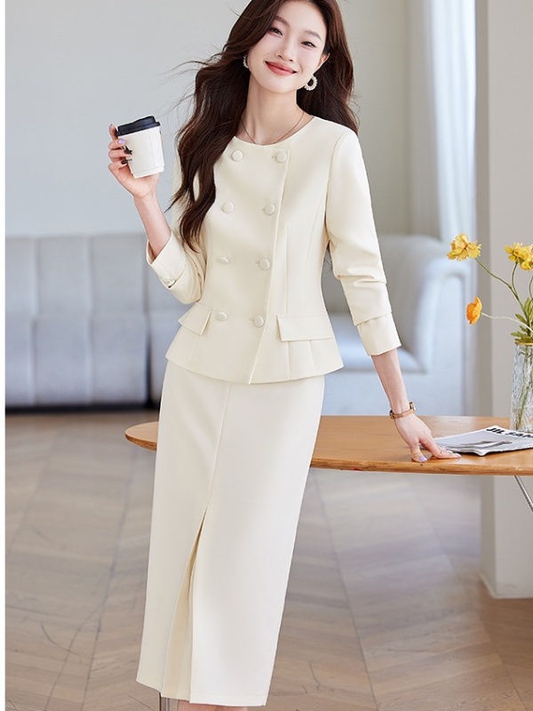 Fashion business suit spring long skirt a set