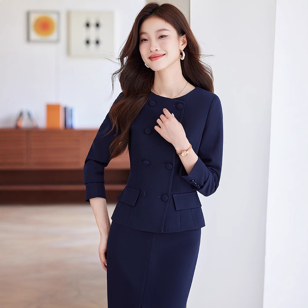 Fashion business suit spring long skirt a set