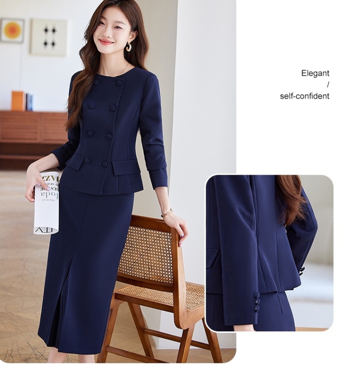 Fashion business suit spring long skirt a set