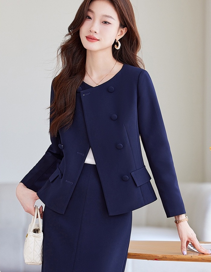 Fashion business suit spring long skirt a set