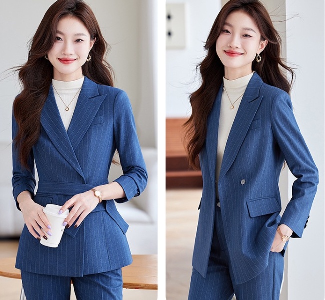 Spring and autumn profession coat temperament business suit a set