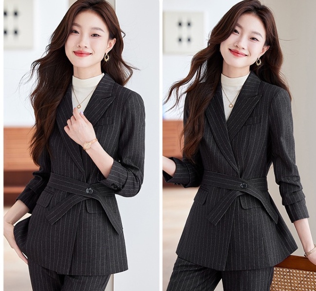 Spring and autumn profession coat temperament business suit a set