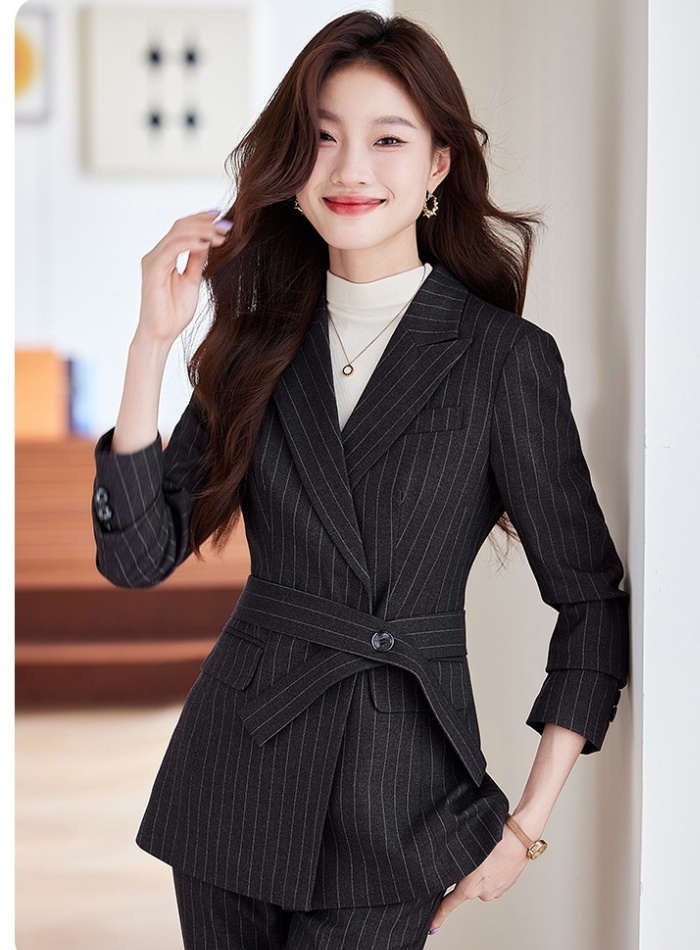 Spring and autumn profession coat temperament business suit a set