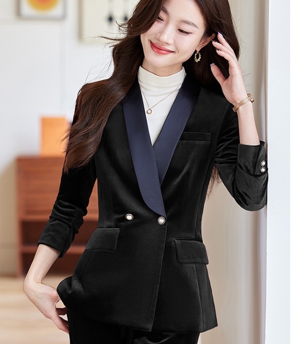 Short fashion tops autumn and winter business suit for women