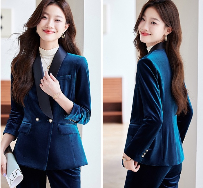 Short fashion tops autumn and winter business suit for women