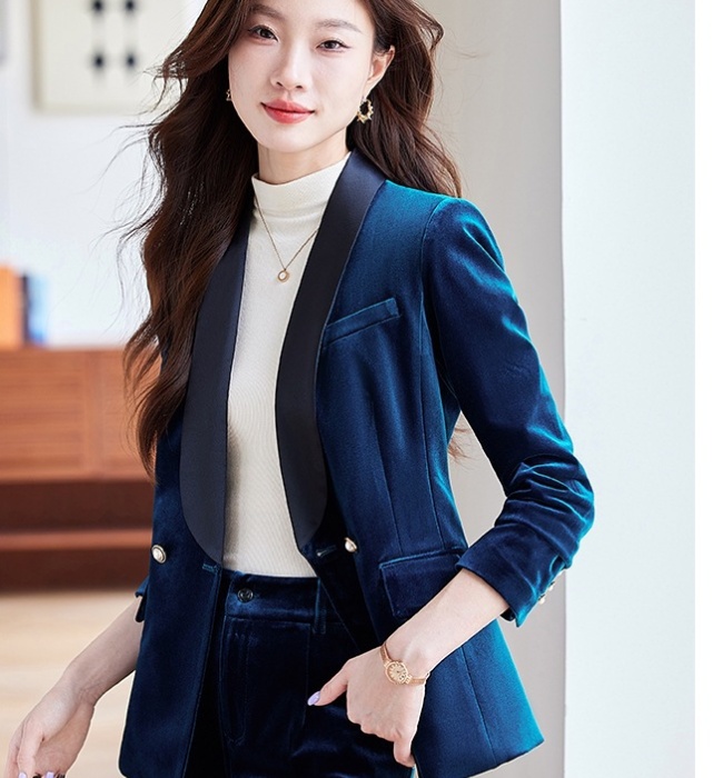 Short fashion tops autumn and winter business suit for women