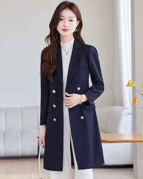 Profession long business suit overalls coat for women