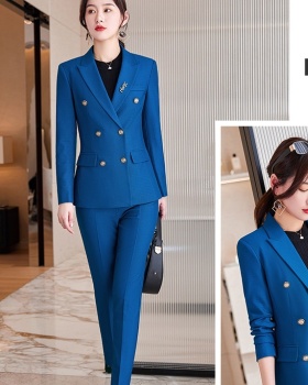 Profession temperament non-ironing business suit 2pcs set