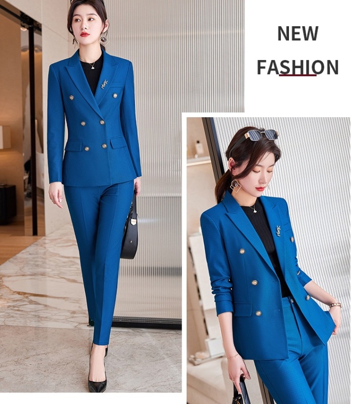 Profession temperament non-ironing business suit 2pcs set