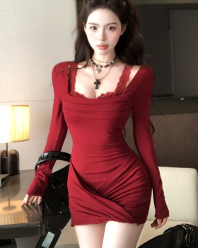 Spicegirl lace sexy enticement splice dress for women