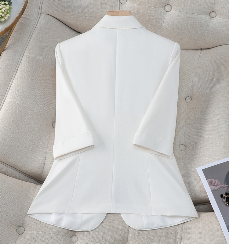 Overalls business suit short sleeve coat for women