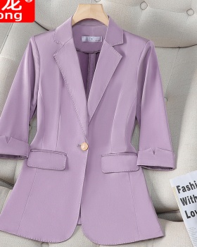 Short sleeve business suit profession coat for women