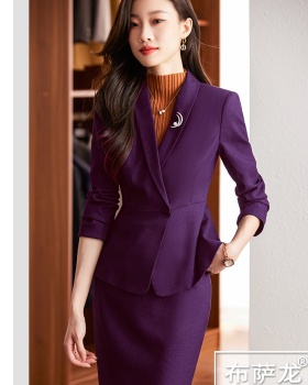 Profession business suit overalls skirt a set for women