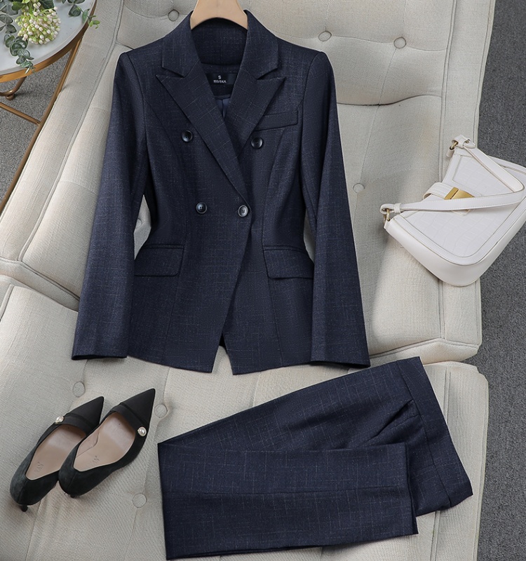 Long sleeve profession business suit overalls coat a set