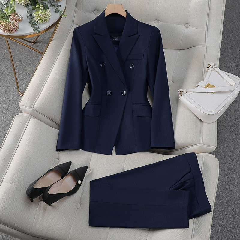 Long sleeve profession business suit overalls coat a set