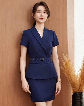 Overalls skirt profession business suit 2pcs set for women