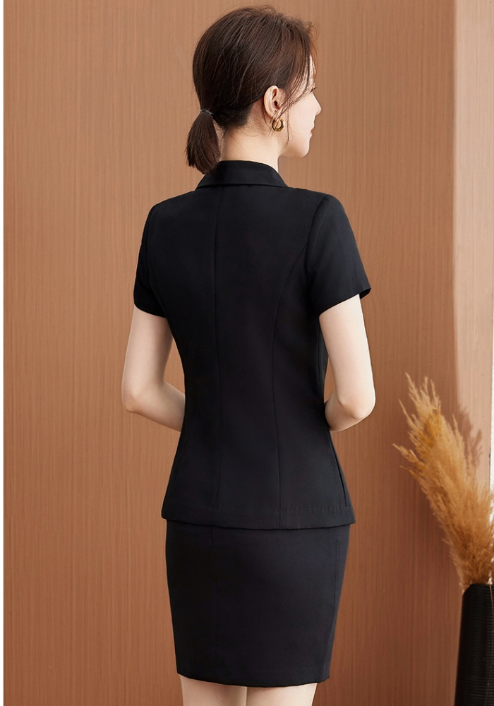 Overalls skirt profession business suit 2pcs set for women