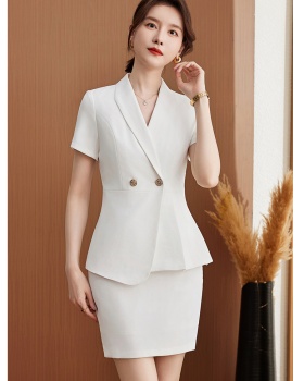 Profession business suit short sleeve skirt a set for women