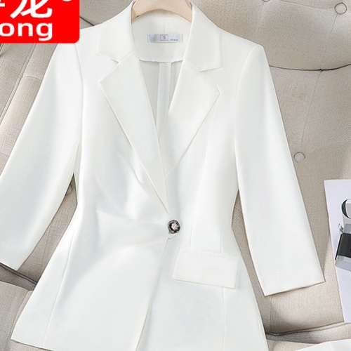 Overalls business suit short sleeve coat for women