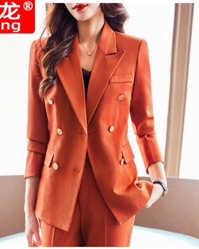 Profession long sleeve coat overalls business suit