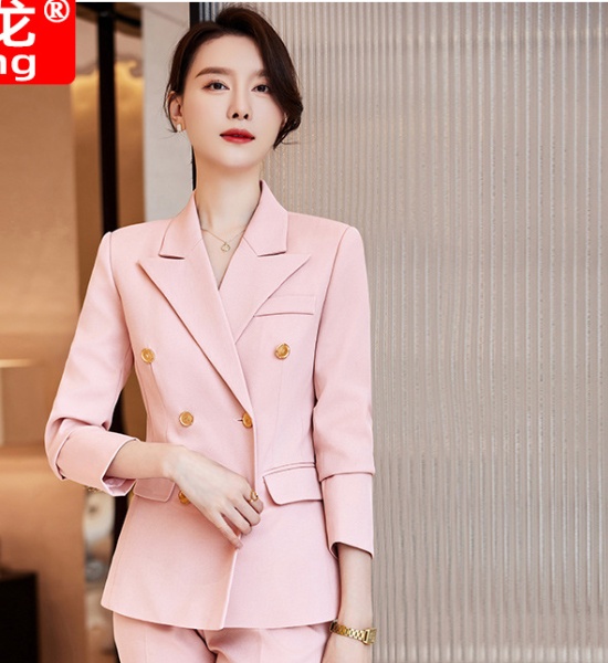 Profession long sleeve coat overalls business suit