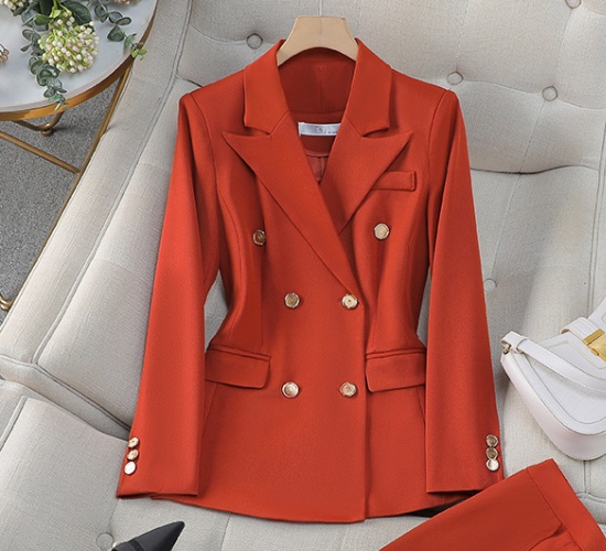 Profession long sleeve coat overalls business suit