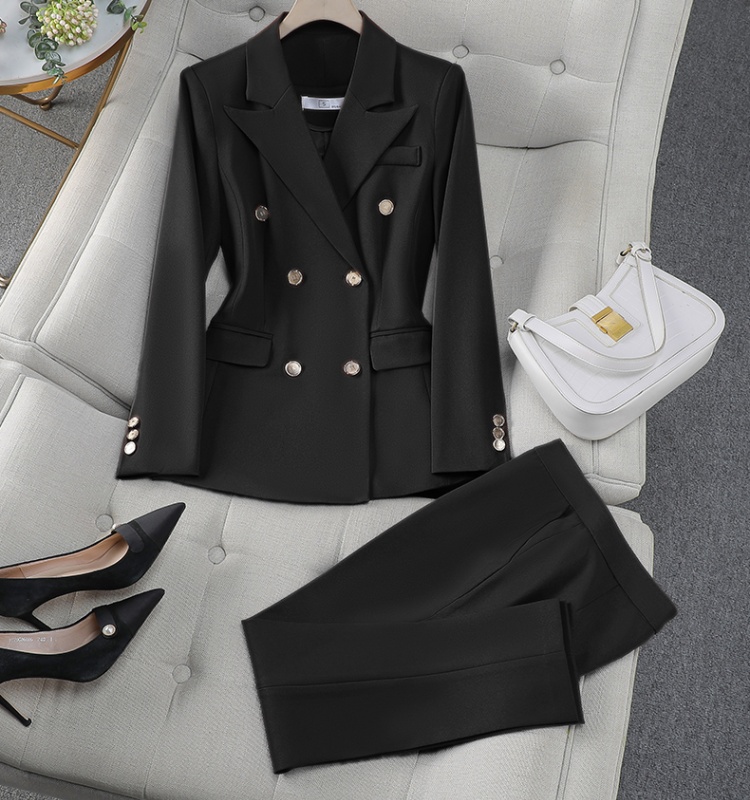 Long sleeve business suit suit pants a set for women