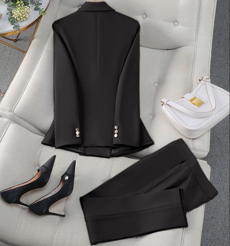 Long sleeve business suit suit pants a set for women