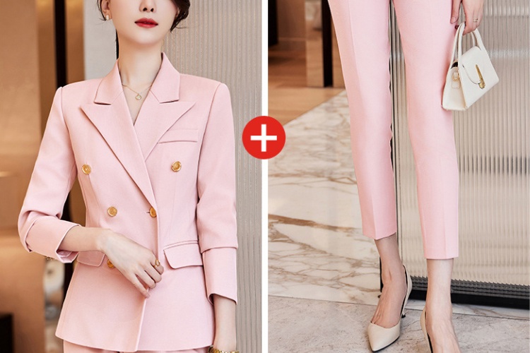 Long sleeve business suit suit pants a set for women