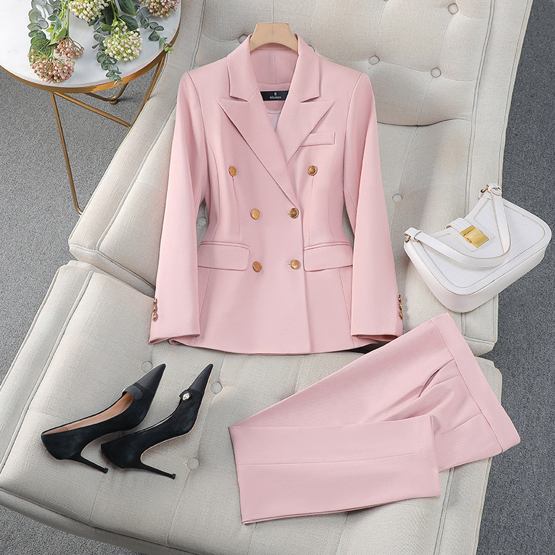 Long sleeve business suit suit pants a set for women