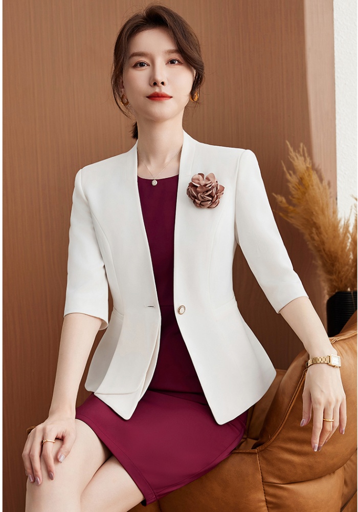 Sleeveless business suit overalls coat 2pcs set for women