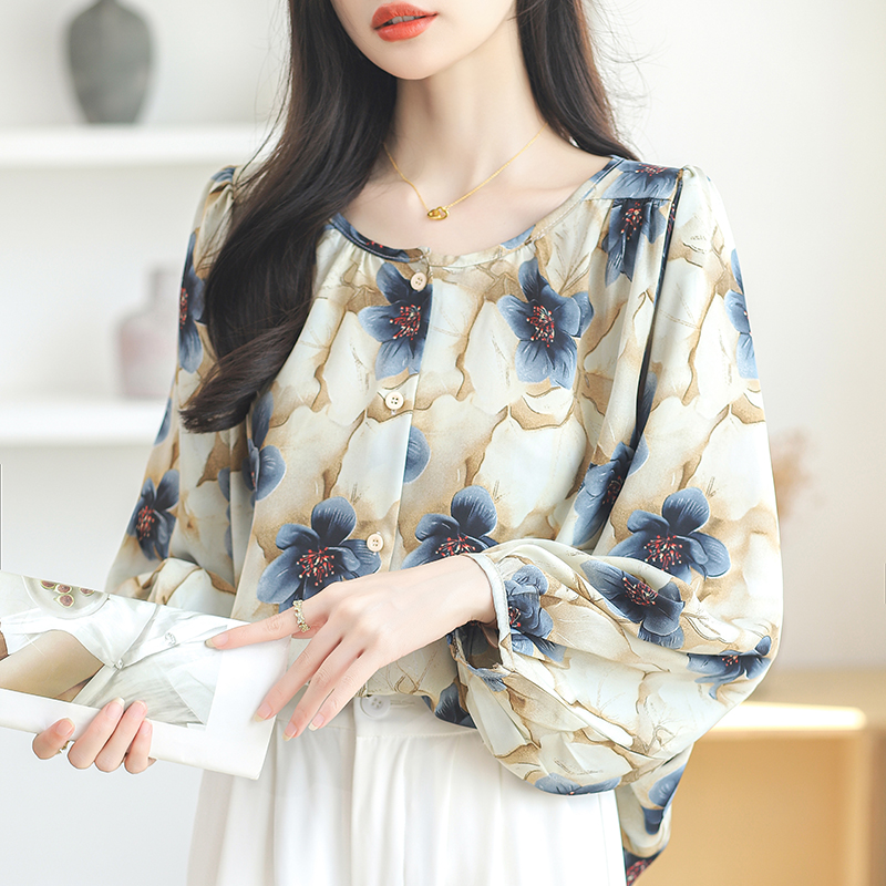 Western style loose shirt Casual small shirt