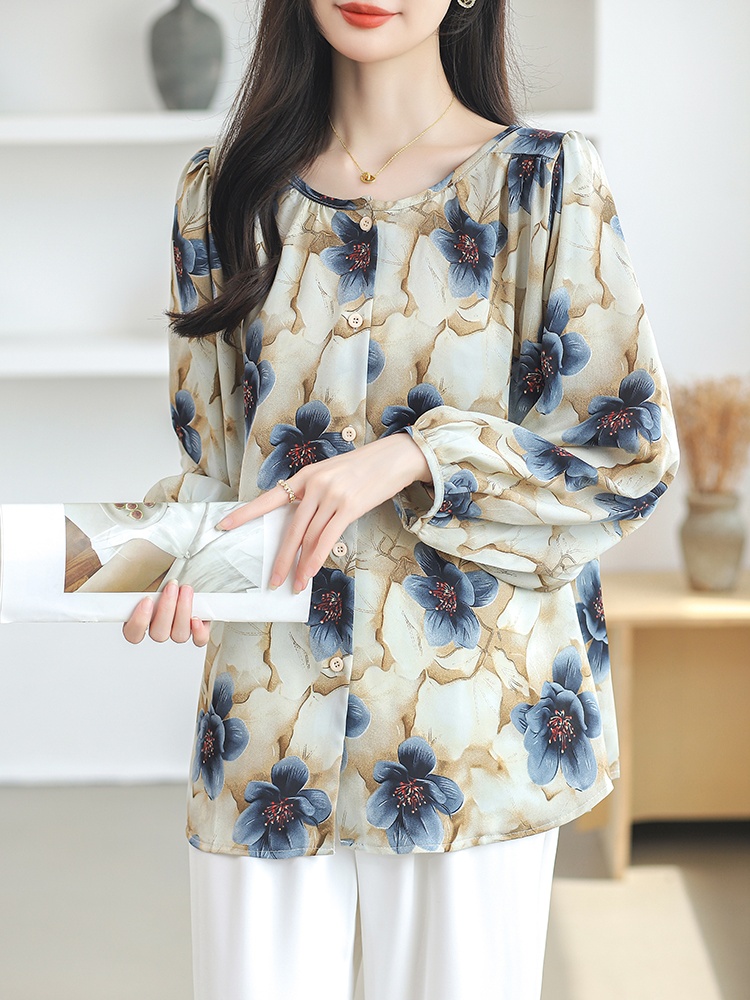 Western style loose shirt Casual small shirt