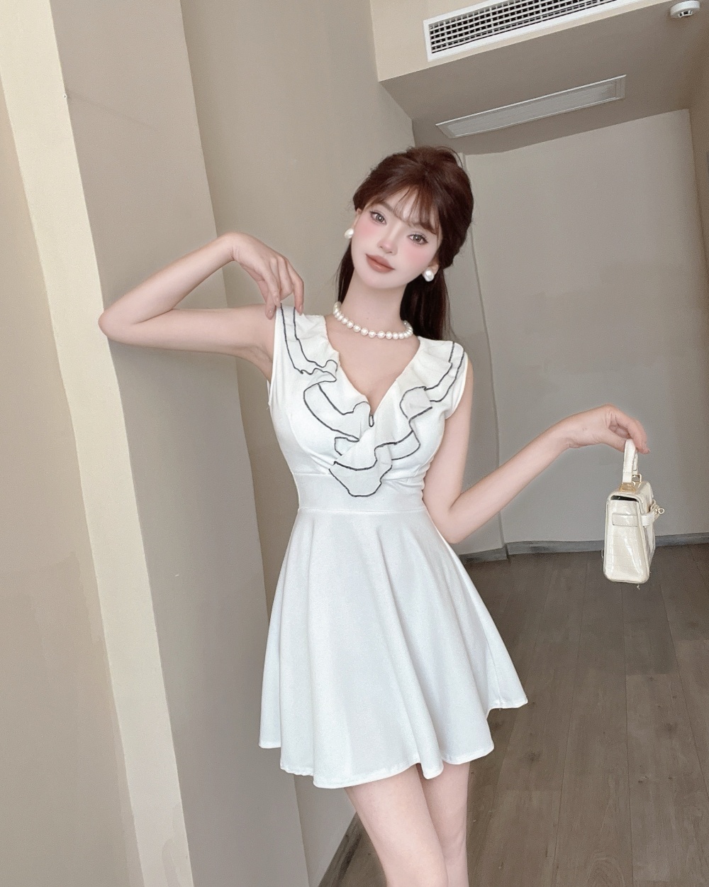 Summer splice enticement spicegirl hollow ladies dress