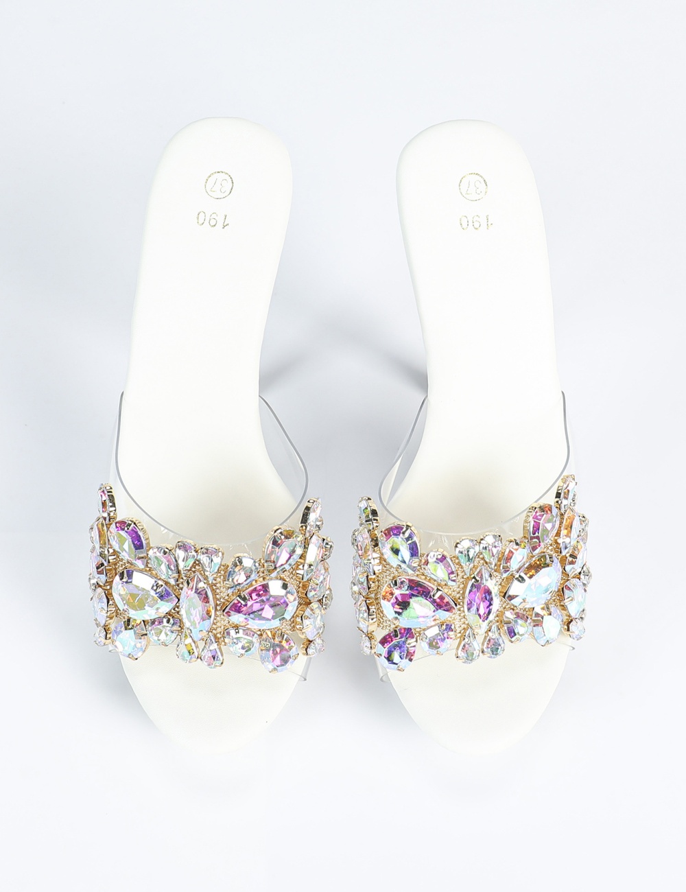 Banquet crystal high-heeled shoes rhinestone shoes