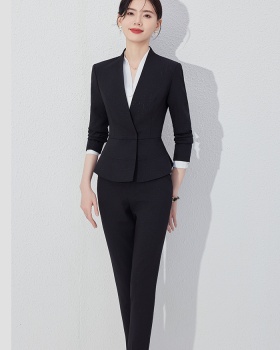 Overalls business suit suit pants a set for women