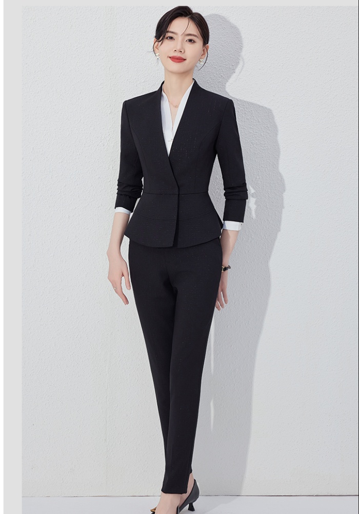 Overalls business suit suit pants a set for women