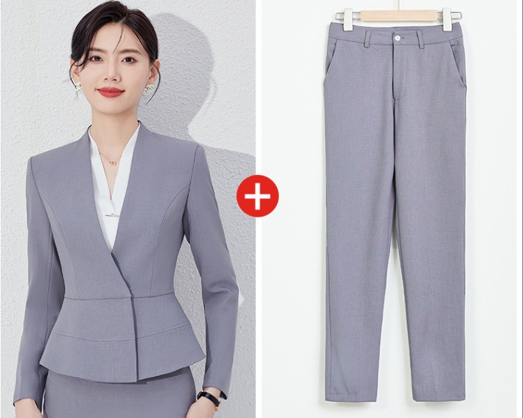 Overalls business suit suit pants a set for women