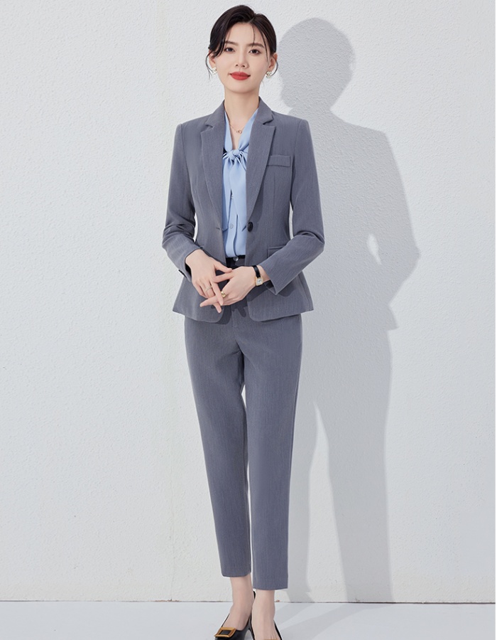 Overalls suit pants business suit 2pcs set for women