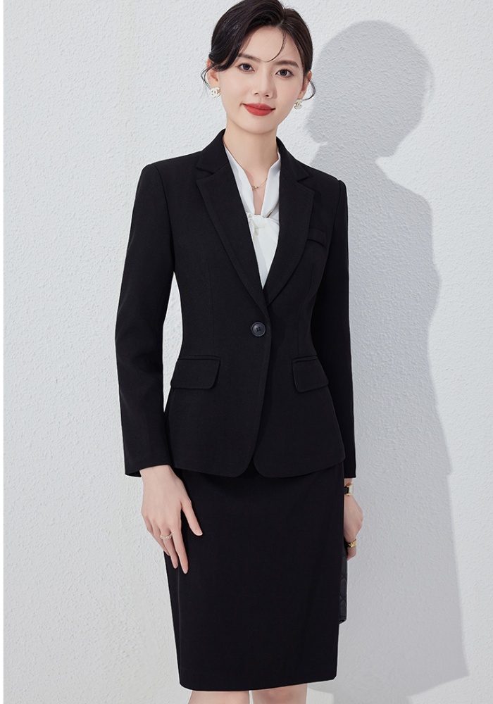 Profession long sleeve business suit overalls coat 2pcs set