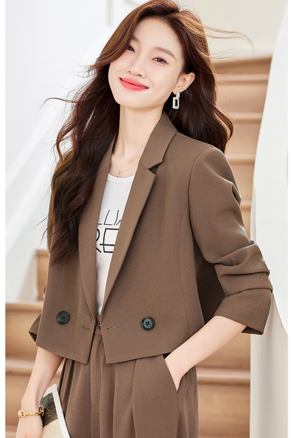 Overalls business suit suit pants a set for women